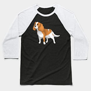 Cavalier King Charles Spaniel Dog Baseball T-Shirt